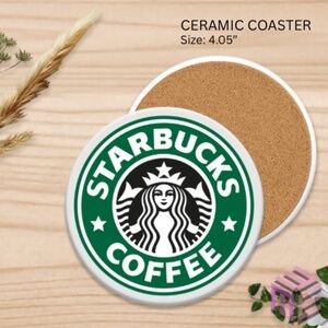 Set of 2 - Ceramic Coaster